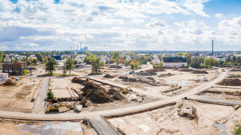 Bauland auf dem Areal der ehemaligen Pioneer Kaserne in Hanau