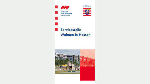Cover des Flyers der Servicestelle Wohnen