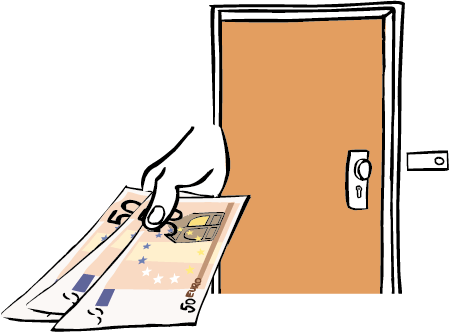 Geld, das man fürs wohnen bezahlt
